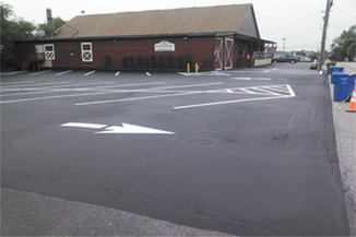 commercial asphalt parking lots